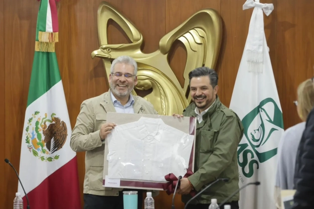 Ramírez Bedolla y Zoé Robledo acuerdan trabajo para asignación de espacios a guarderías CECI del IMSS